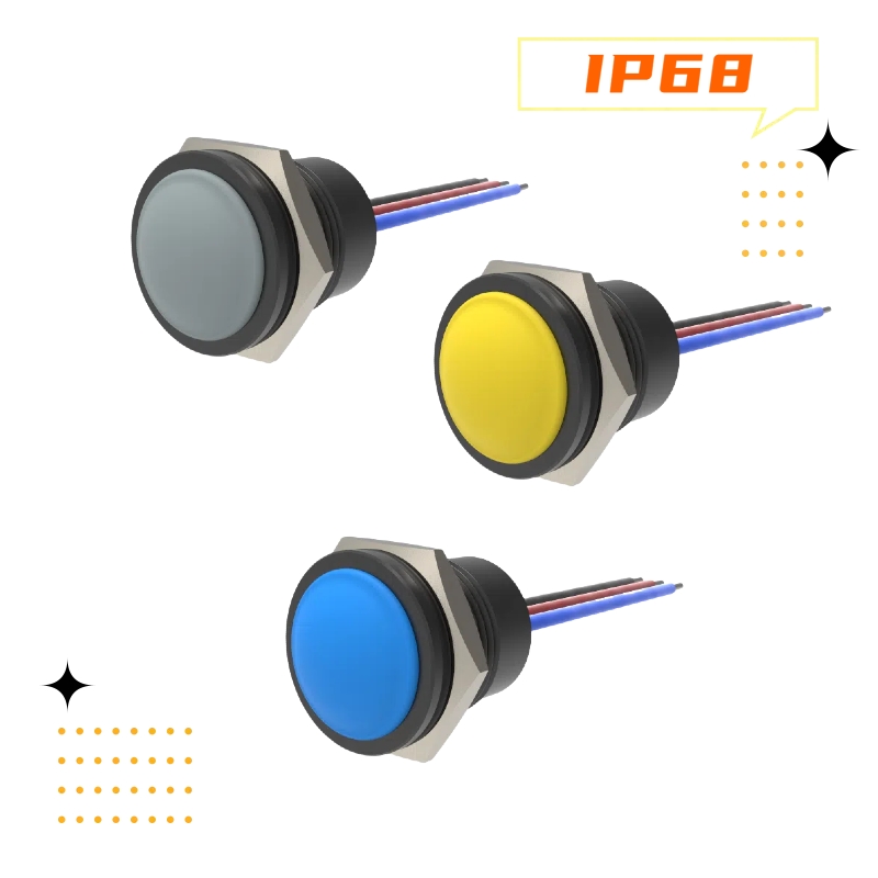 16mm工程車(chē)輛手柄開(kāi)關(guān)按鈕